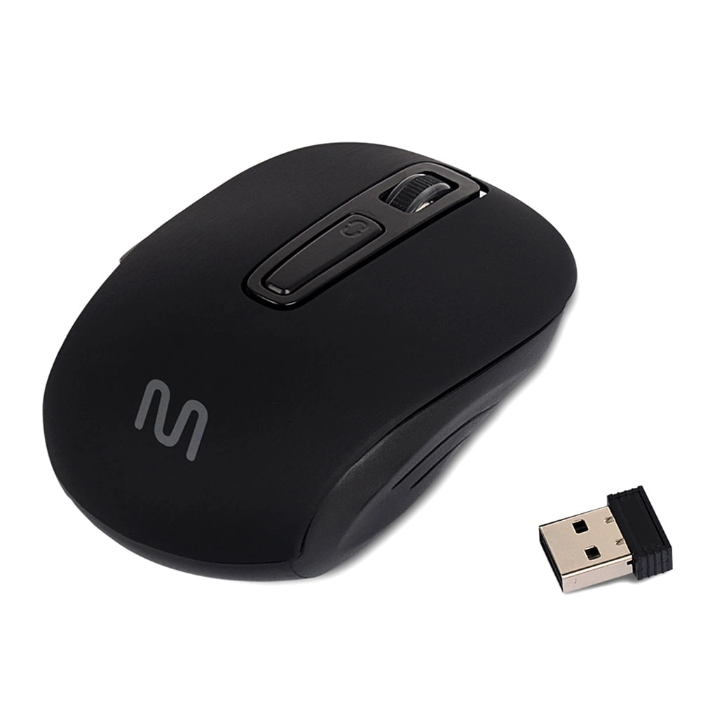 Mouse Sem Fio 2.4ghz Recarregável Lithium 1600DPI Usb - MO277 MO277