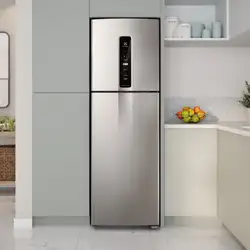 Geladeira Electrolux Frost Free Duplex Efficient Com Autosense Cor Inox Look 410L (IF45S) 220V