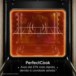 Forno de Embutir Elétrico Electrolux 80L Efficient com PerfectCook (OE8EL) 220V