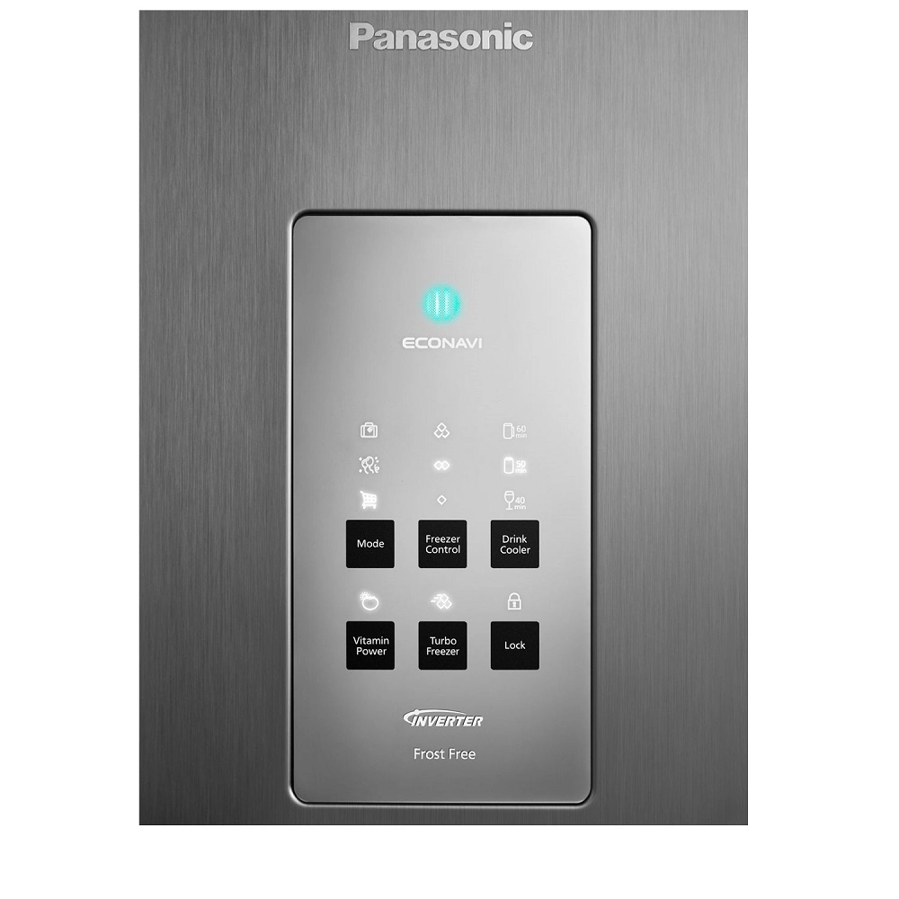 Geladeira Panasonic Frost Free NR-BB53PV3XB Inverter 425L Aço Escovado 220V