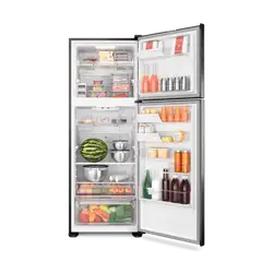 Geladeira Electrolux Top Freezer Frost Free  474LEfficient Black Inox Look com Autosense (IF56B) 220V