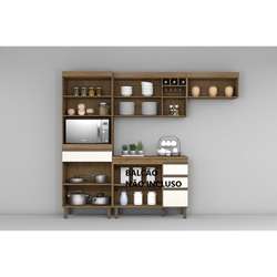 Cozinha 2.88M Volare Cinamomo/OFF 12/15MM A208XL288XP42 Josan