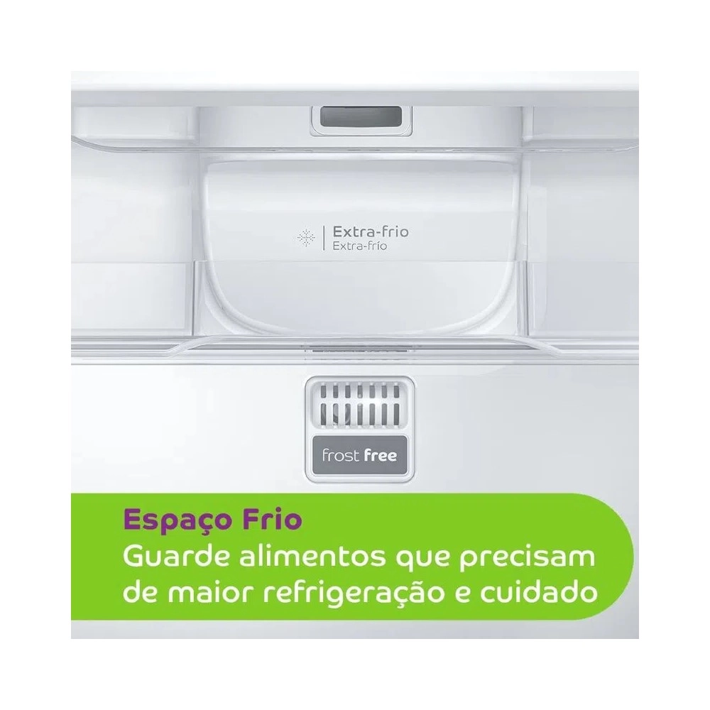 Geladeira Consul Frost Free Duplex CRM44AKBNA 386L Inox 220V