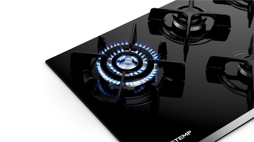 Cooktop 5 Bocas Brastemp Eclipse Collection com Quadrichama - BDD86AP BIVOLT