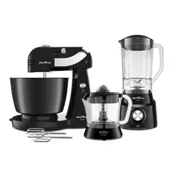 Kit Cozinha Britânia BKT83 3 em 1 Preto 220V