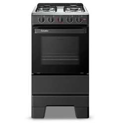 FOGAO 4 BOCAS ESMALTEC IDEAL POP 4120 PRETO 