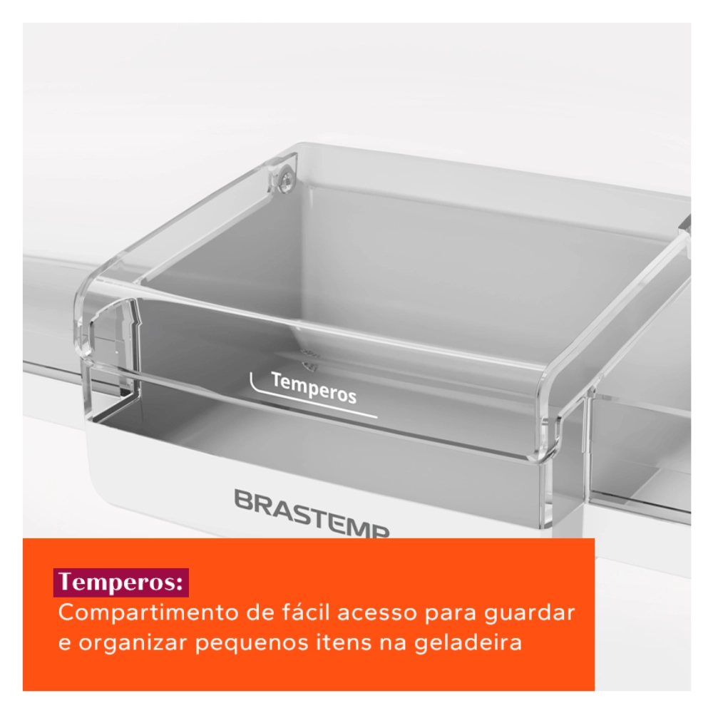 Geladeira Brastemp Frost Free Duplex 375 litros cor Branca - BRM44HB 220V