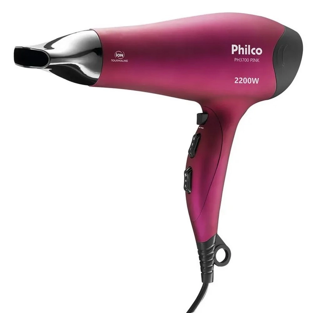 Secador de Cabelos Philco PH3700 Pink 2200W Rosa 220V