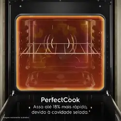 Fogão 5 bocas Electrolux Preto Experience com Mesa de Vidro, PerfectCook e VaporBake (FE5GP) Bivolt