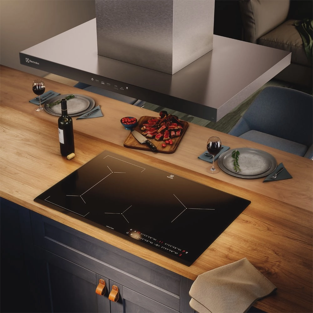 Coifa de Ilha Electrolux 90cm Experience com Hob2Hood (CE9IF) 220V