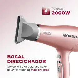 Secador de Cabelos Mondial Golden Rose SC-32 SECADOR DE CABELO-220V-GOLDEN ROSE