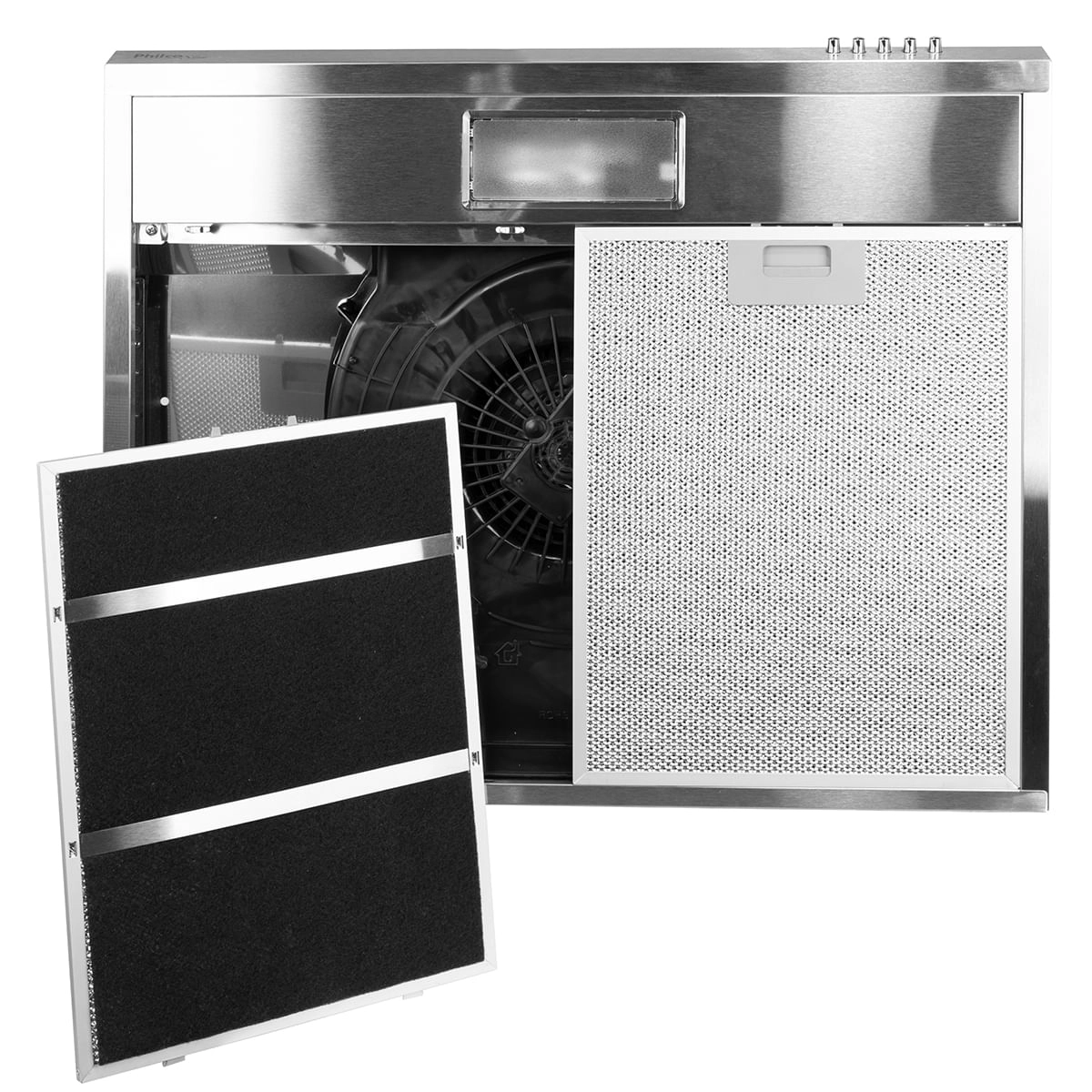 Depurador e Exaustor Philco PDR60I Slim 60cm 3 velocidades Inox 220V