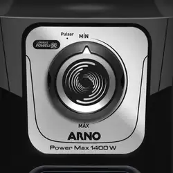 Liquidificador Arno LN65 LN5578B2 PowerMax Comfort 15 velocidades 1400W Preto 220V