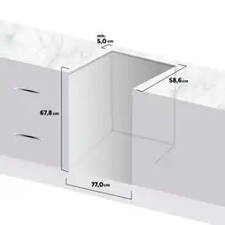 Fogão 5 Bocas de Embutir Dako Turbo Glass DE5VTP-PF0 Mesa de Vidro Display Digital Preto Bivolt