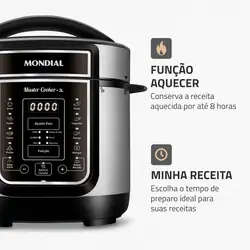 Panela de Pressão Elétrica Mondial Digital Master Cooker PE-40