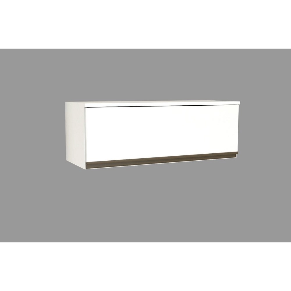 Armário 0.80CM 1 Porta Basculante Union Branco 3413 A30XL80XP31 Josan