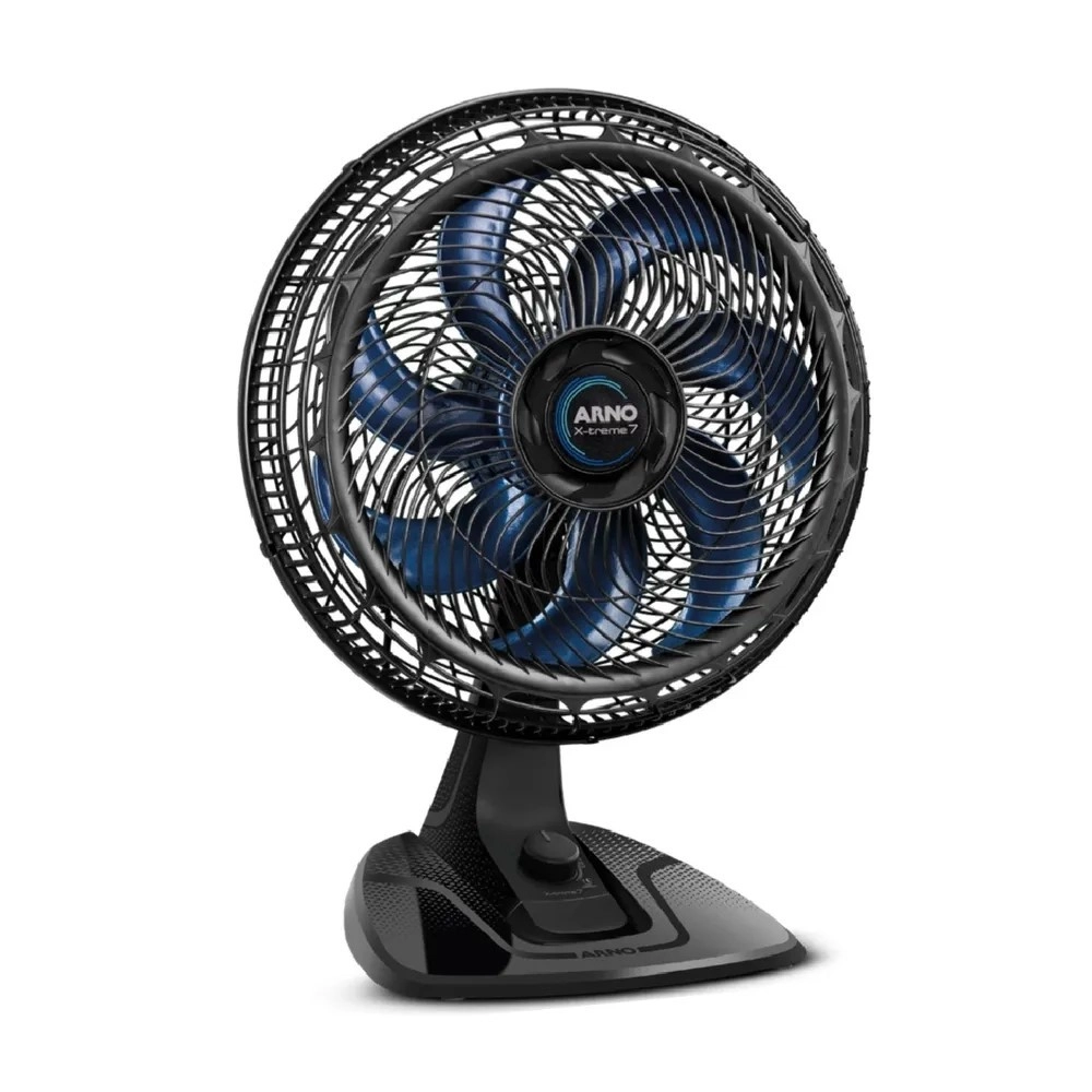 Ventilador de Mesa Arno 40CM X-treme 7 VE70 VE3700B4 7 Pas 150W Preto 220V