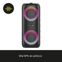 Caixa de Som Mini Pulsebox 30W Bluetooth 5.0/AUX/SD Pulse - SP603 SP603