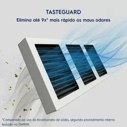 Geladeira Electrolux Frost Free Duplex Efficient com AutoSense cor Inox Look 390L (IF43S) 220V