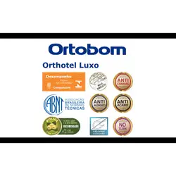 Colchão Orthotel Luxo Solteiro (88x188x27) - Molas Superlastic Ortobom