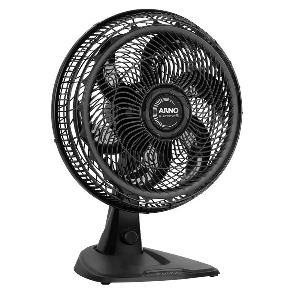 Ventilador de Mesa e Parede Arno 40CM VE60 X-Treme 6 Pas 140W 2 em 1 Preto 220V