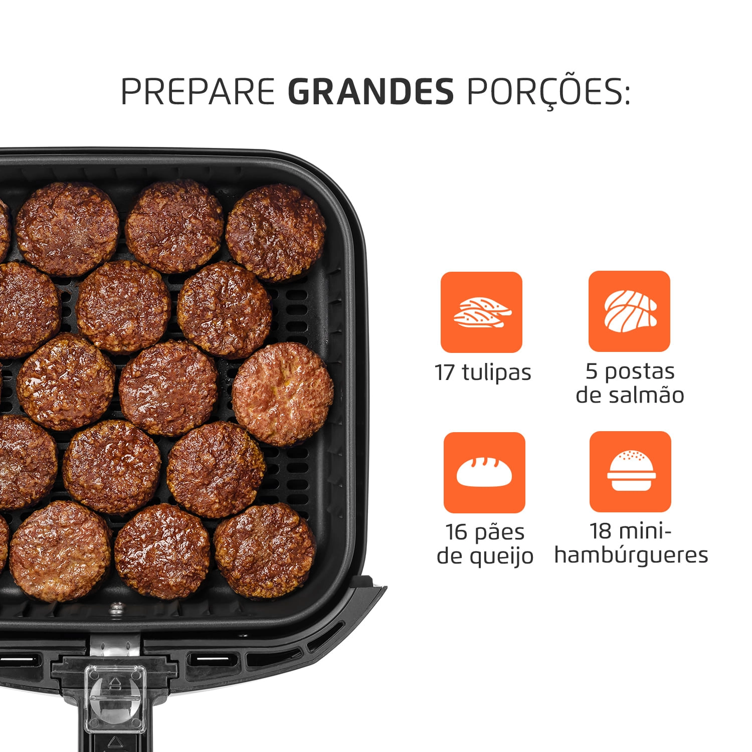 Fritadeira Air Fryer 5 Litros AFN-50-BI Mondial