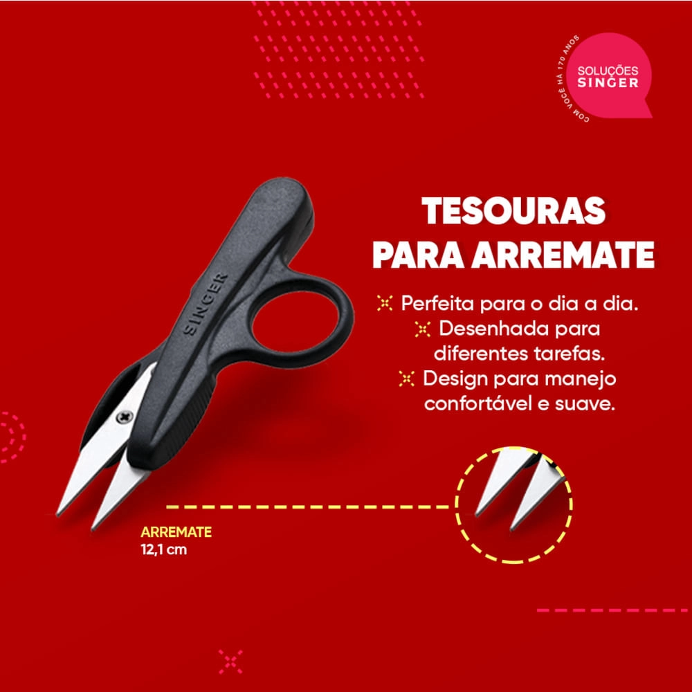 Tesoura de Arremate 4.75" / 12.1 cm