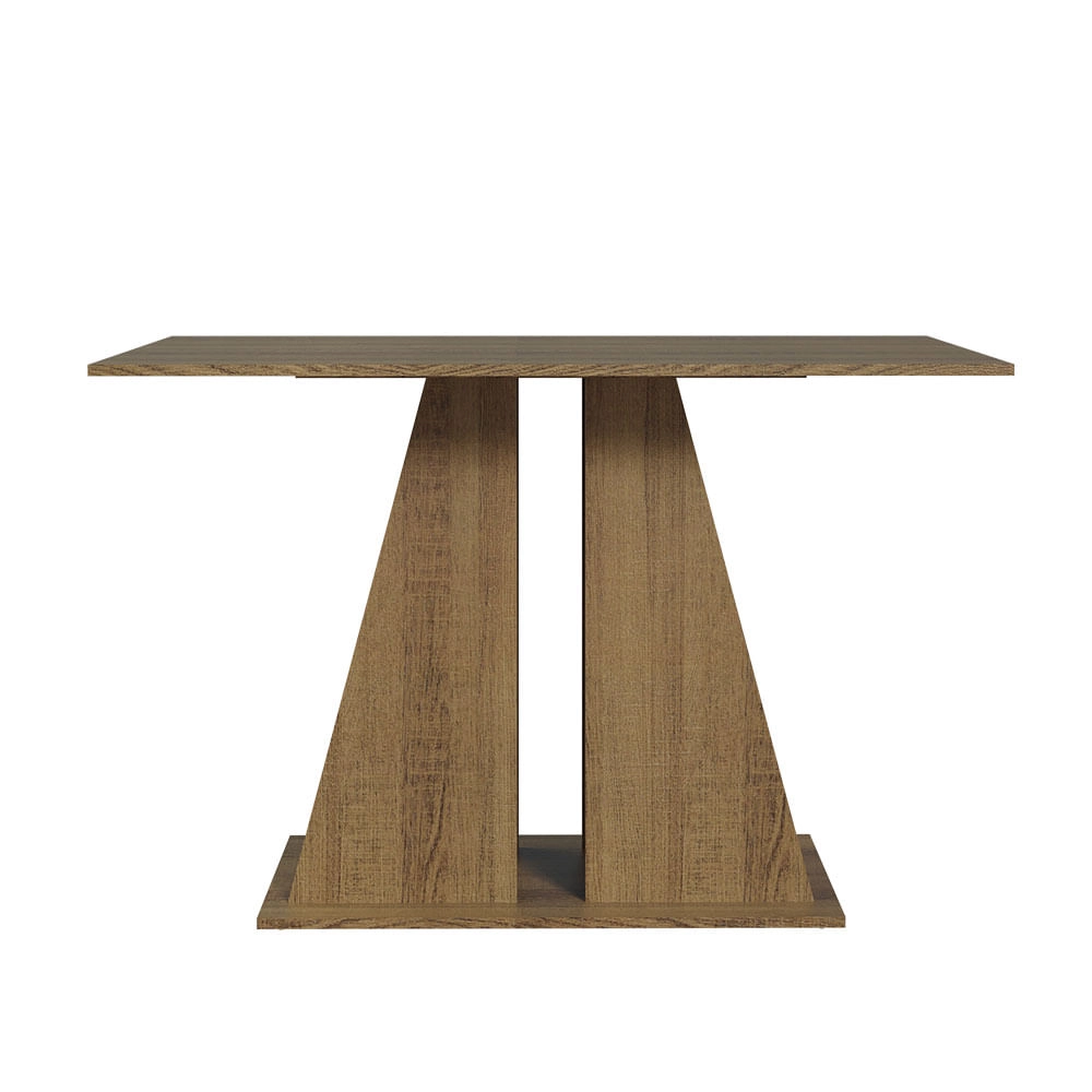 Mesa de Jantar Retangular com Tampo de Madeira Rustic 5383 Madesa Cor:Rustic