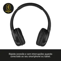 Headphone Bluetooth Flow Preto Pulse - PH393 PH393