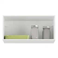 Armário Aéreo Cozinha 70 cm 1 Porta Basculante Veneza Multimóveis Branco