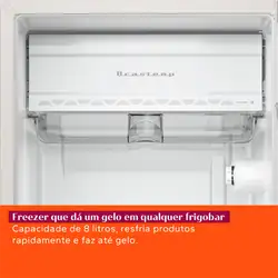 Frigobar Brastemp Retrô 76 Litros Classic White - BRA08HB 220V