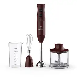 Mixer 3 em 1 Electrolux Vermelho 600W com Haste em Inox e Tecnologia TruFlow Power System (EIB21) 220V