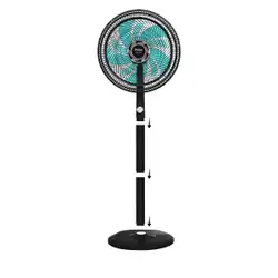 Ventilador de coluna Philco 40cm PVT466 Maxx Force Preto 220v