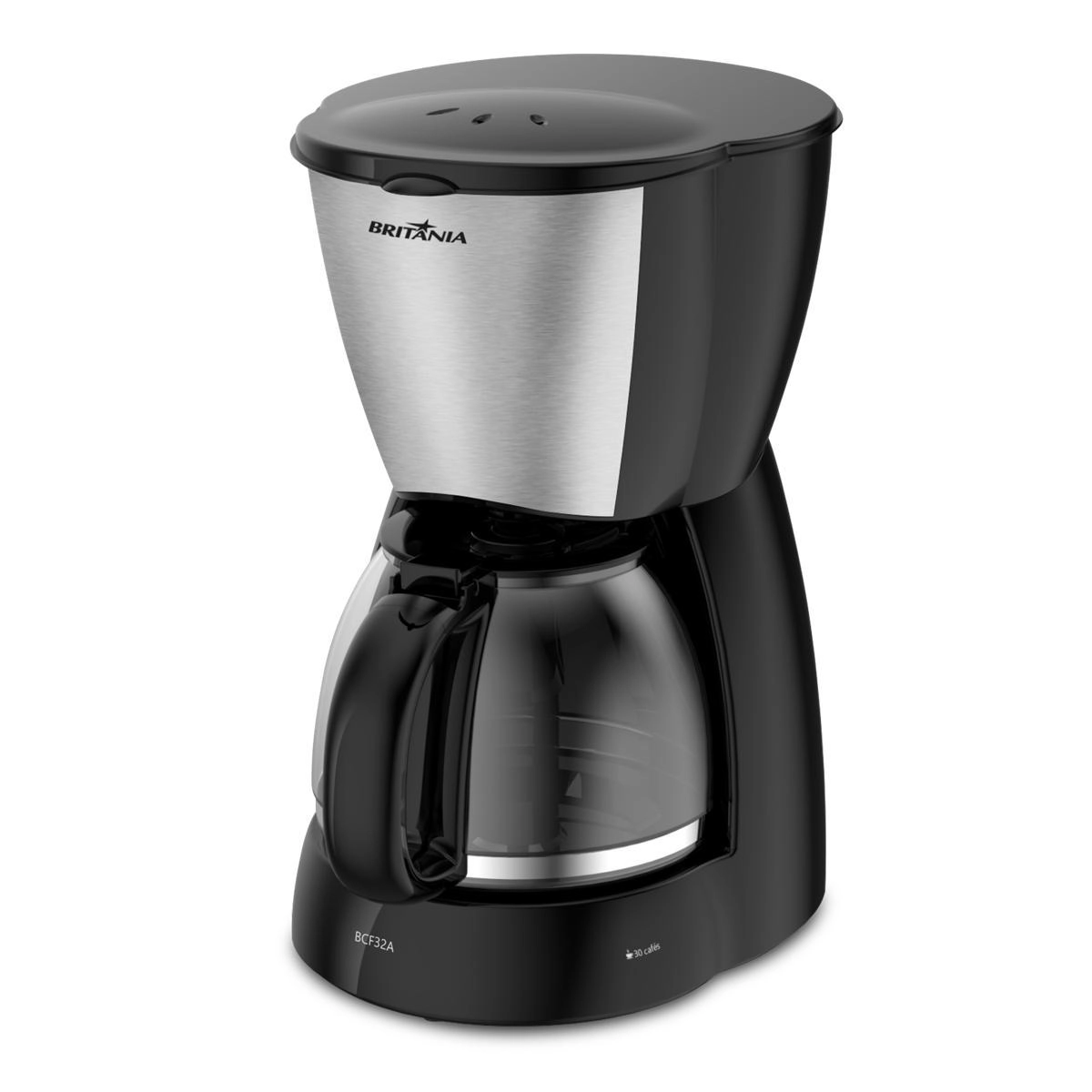 Cafeteira Britânia 32 Cafezinhos BCF32A 1,28L 800W 220V