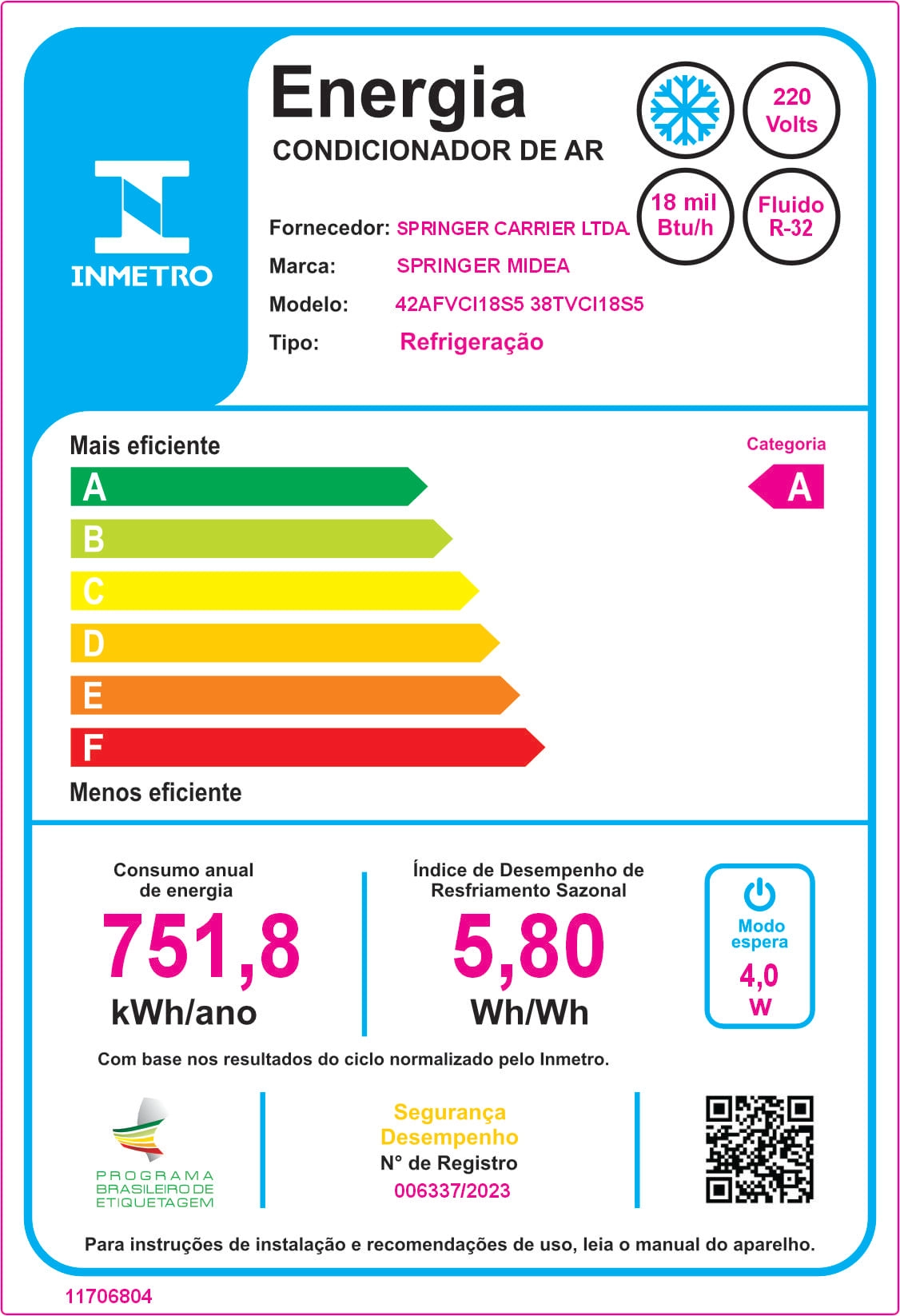 Ar Condicionado Split Hi Wall Inverter Springer Midea Airvolution Connect 18.000 Btus Frio 220v R-32