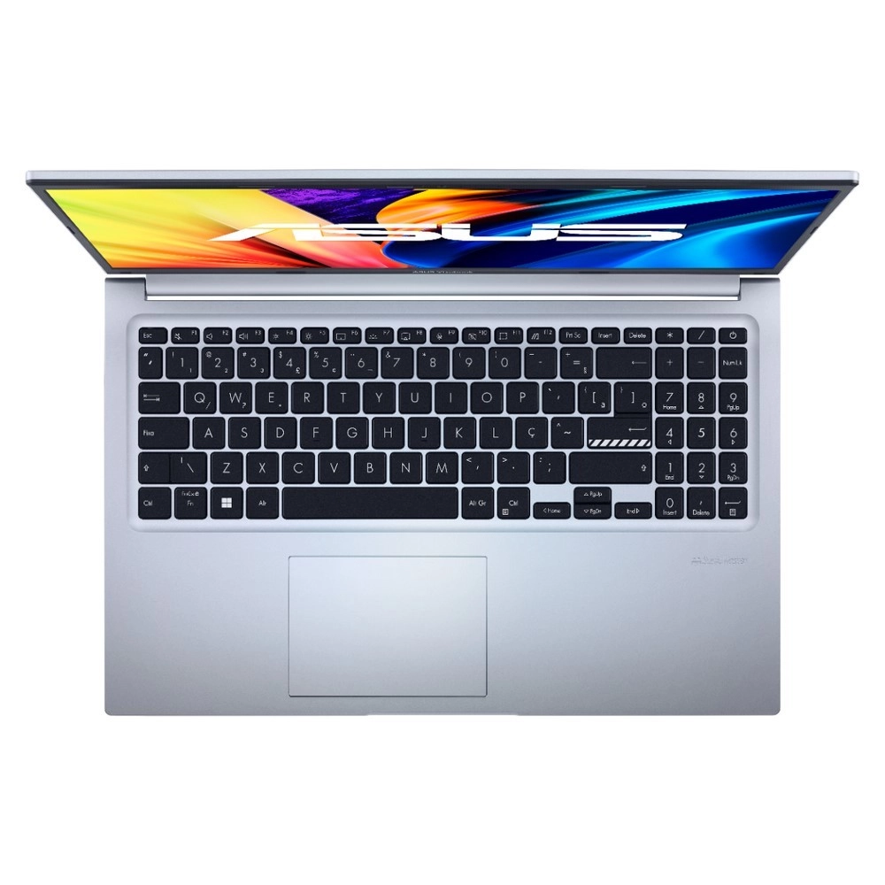 Notebook Asus Vivobook Core i3 4GB 256 GB SSD Tela 15,60" Windows 11 X1502ZA-EJ1764W Prata Metálico