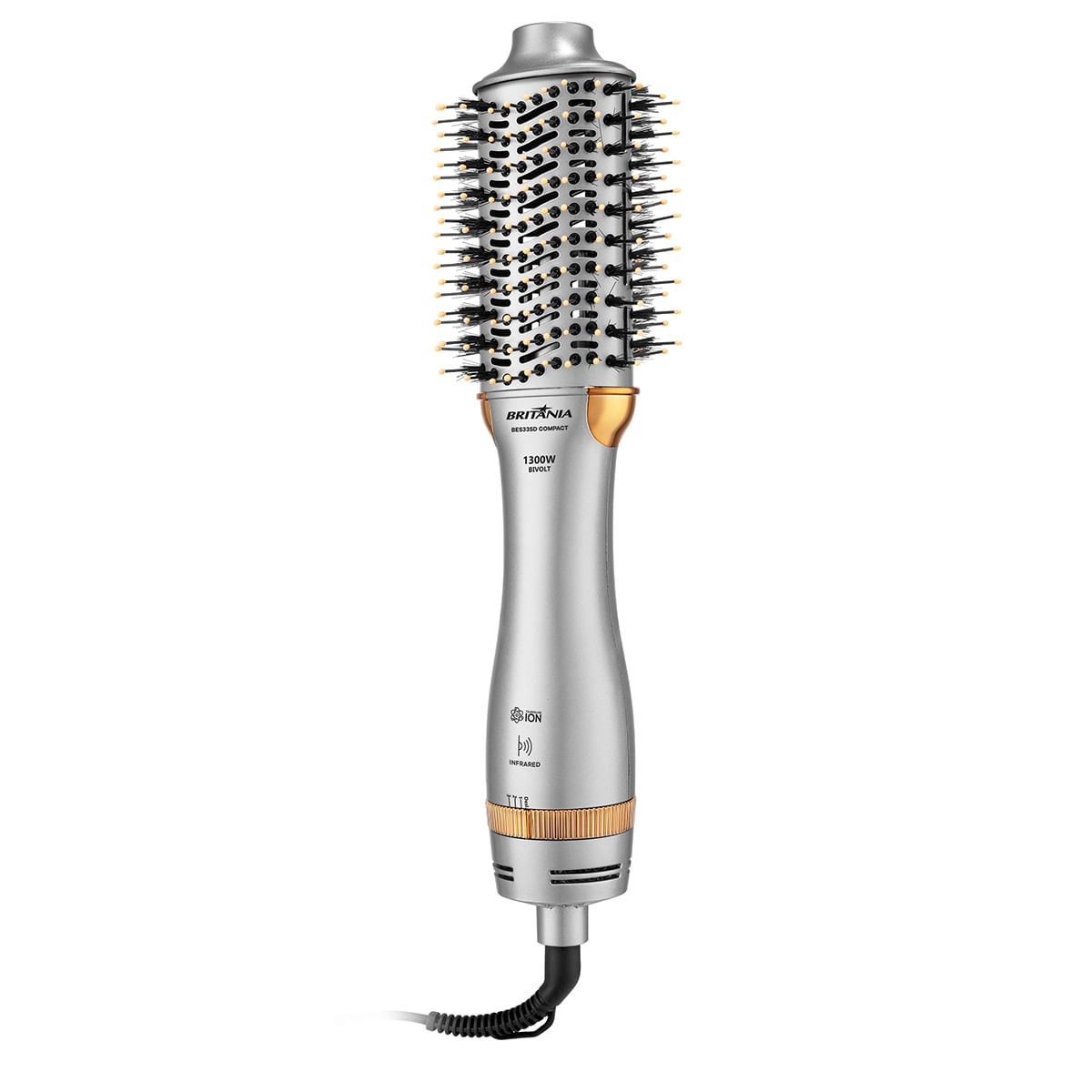 Escova Secadora Gama Stylish Keration Brush 3D Bivolt - Faz a Boa!