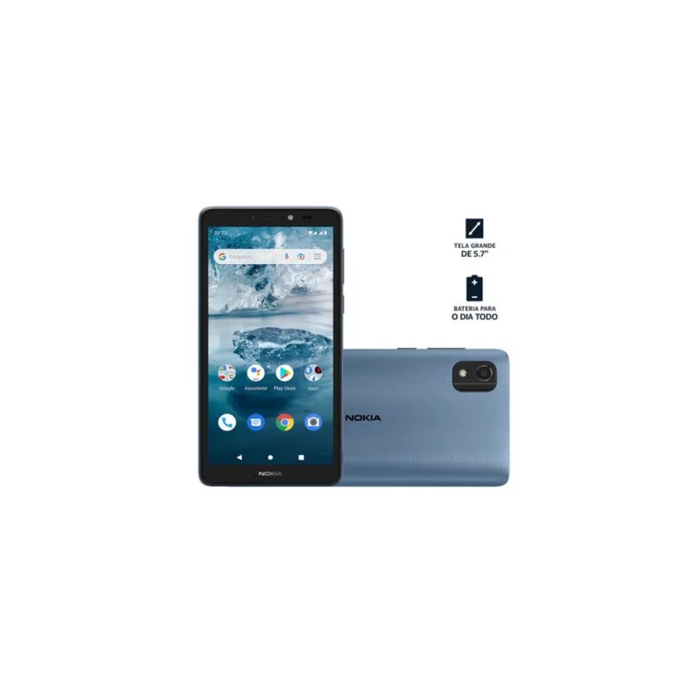 Smartphone Nokia C2 2nd Edition 2GB 32GB 5.7 Azul