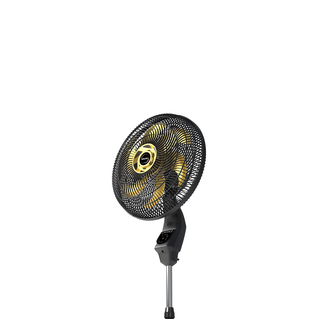 Ventilador de Coluna Mallory Chronos 40 Cm Preto e Dourado 220v