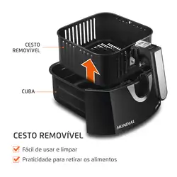 Fritadeira Air Fryer 4 Litros AFN-40-BI Mondial AIR FRYER AFN-40-BI 220V/60HZ .