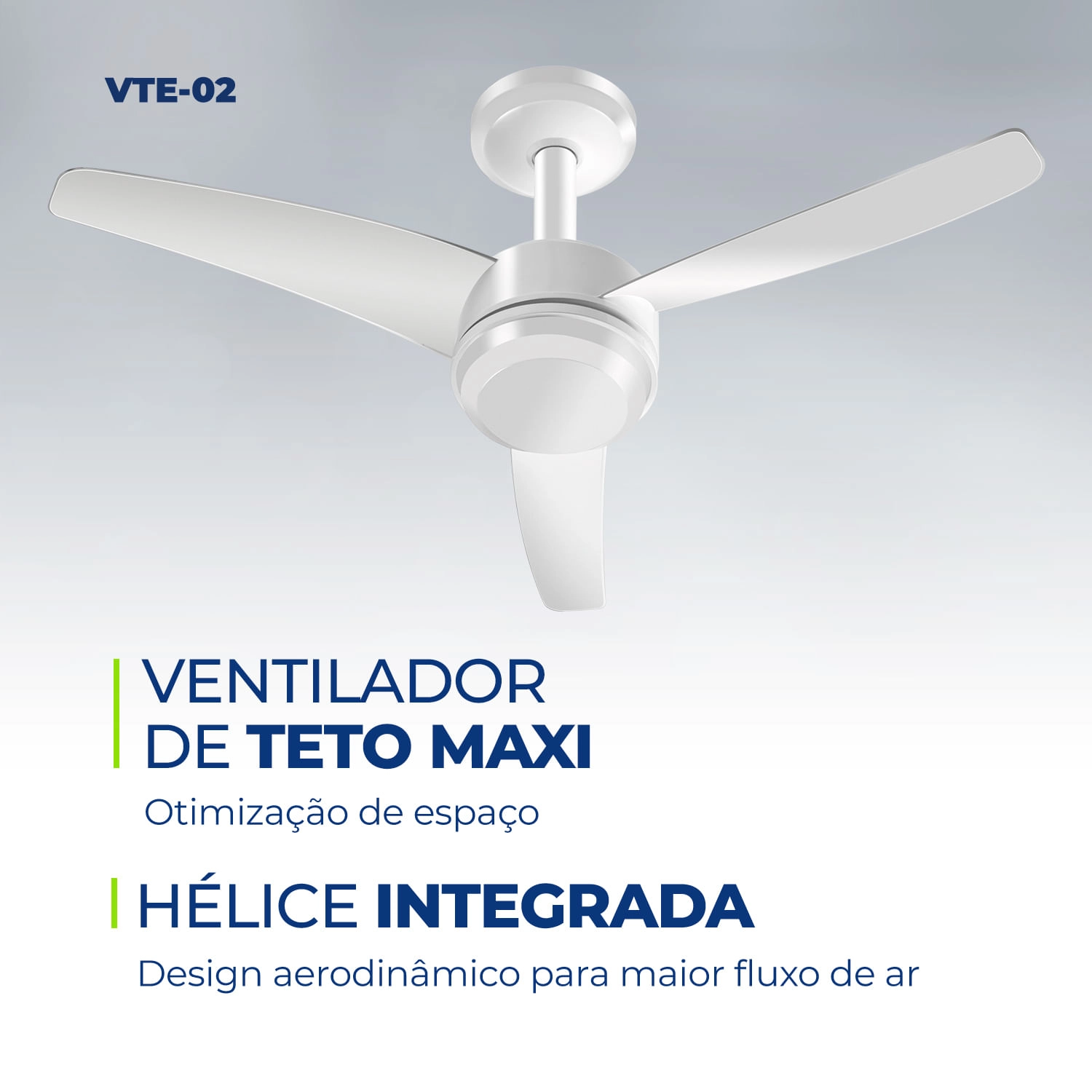 Ventilador de Teto Mondial Maxi Air Control VTE-02 VENTILADOR DE TETO-220V-BRANCO