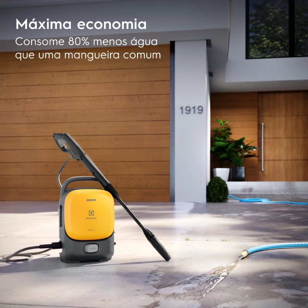 Lavadora de Alta Pressão Electrolux 1650PSI 1400W EasyWash com Engate Rápido (QWS1650) 220V