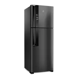 Geladeira Electrolux Top Freezer Frost Free  474LEfficient Black Inox Look com Autosense (IF56B) 220V