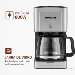 Cafeteira Elétrica Mondial C-44-32X-SI CAFETEIRA C-44-32X-SI 220V/60HZ .