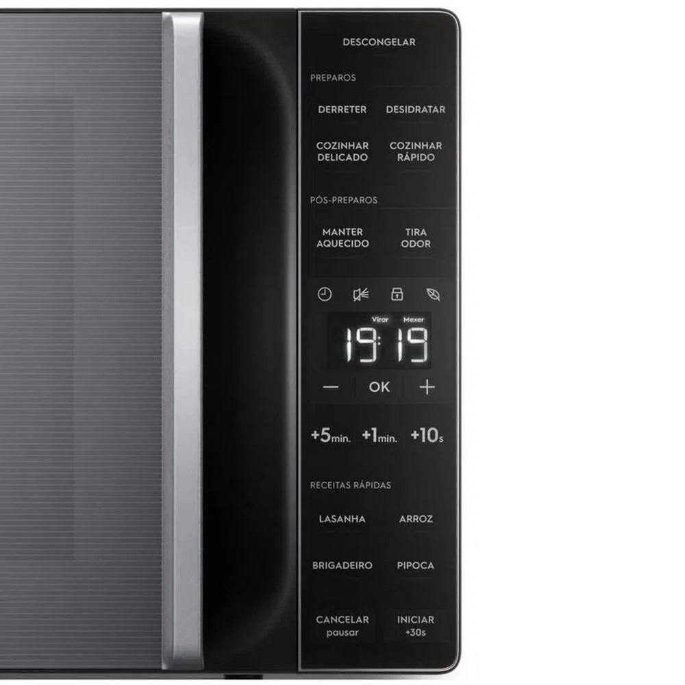 Micro-ondas Electrolux Efficient ME23S 23L Preto/Prata 220V