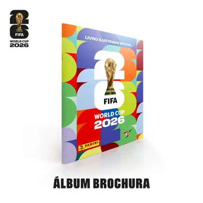 ALBUM DE FIGURINHAS BROCHURA PANINI COPA DO MUNDO 2026