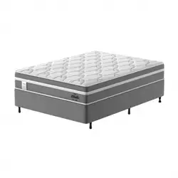 Conjunto Cama Box Casal Mola Ensacada Berlim C/EPS 138X188X68 110KG Probel