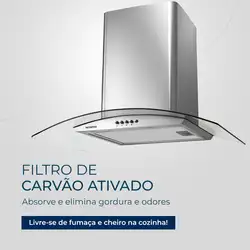 Coifa de Parede Mondial CF60-01 COIFA DE PAREDE-220V-INOX