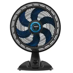 Ventilador de Mesa Arno 40CM VB55 Xtreme Force Breeze Repelente Líquido Desmontável Preto 220V