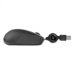 Mouse Óptico Retrátil 1200Dpi Usb Preto Multilaser - MO231 MO231